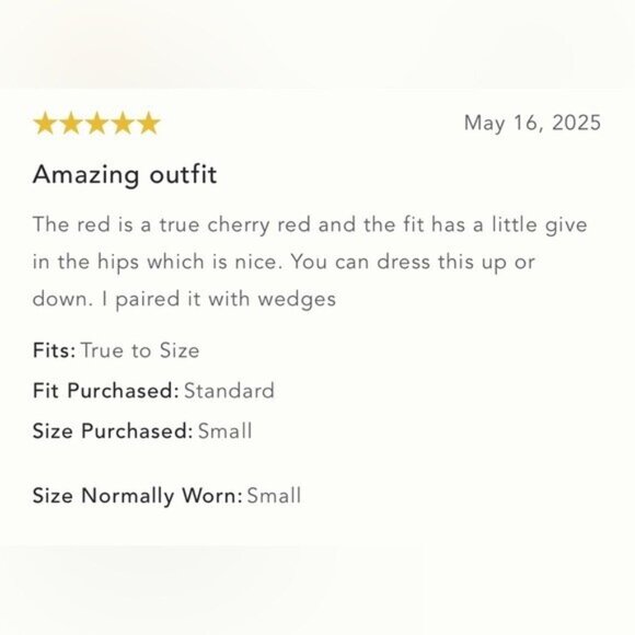 NWT Size 16 - Anthropologie Maeve Belted Cropped Jumpsuit in Red (NWT US$ 158) - Picture 10 of 16